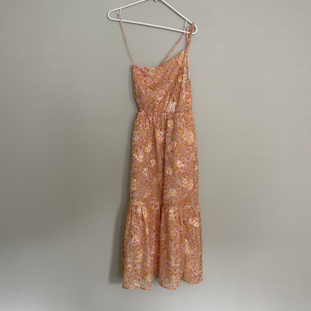 Greylin Anthropologie Dress Cocktail Party Asymetrical Floral With Tags Size Xs